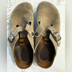 Birkenstock Boston Suede Clog